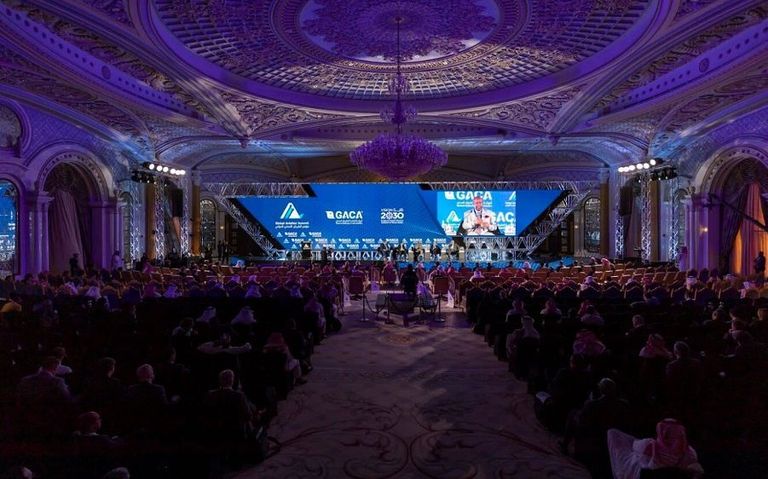 جانب من فعاليات اليوم الثاني لمؤتمر الطيران المدني الدولي 2019 بالرياض