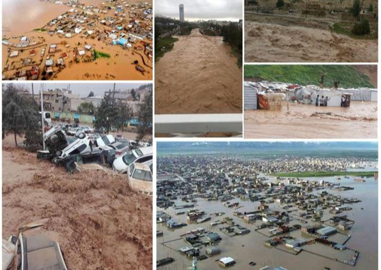محافظات إيرانية منكوبة جراء مياه السيول الجارفة