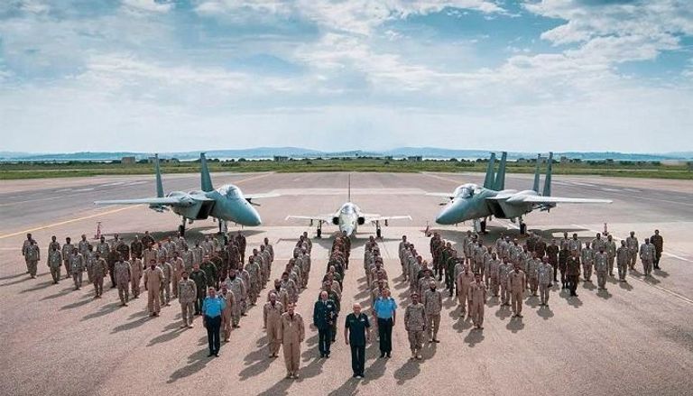 ختام مناورات سابقة للقوات الجوية السعودية القوات الجوية الملكية السعودية