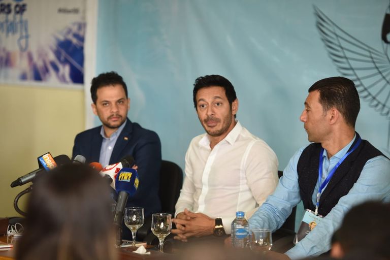 مصطفى شعبان في ندوة تكريمه
