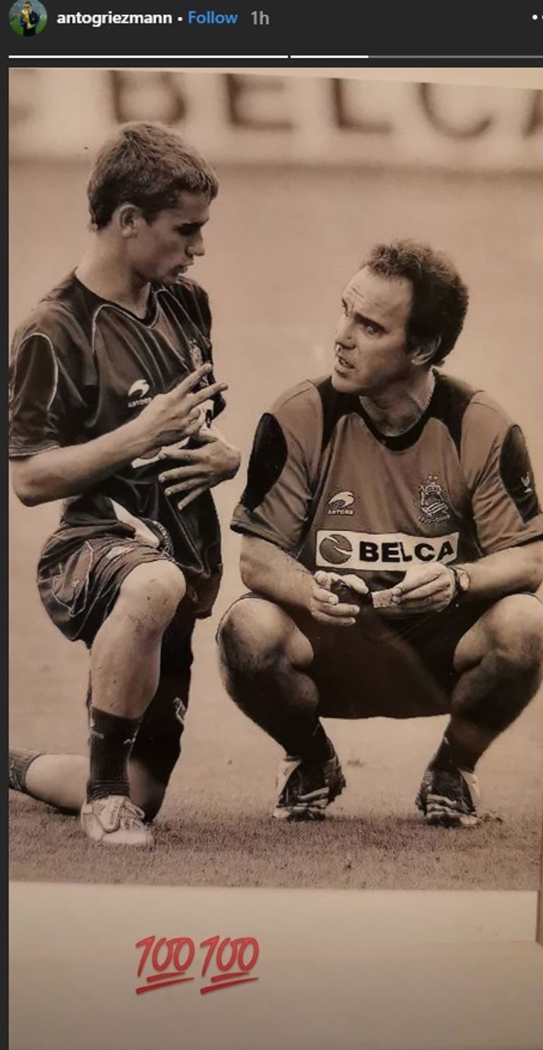 لاسارتي جريزمان مع لاسارتي