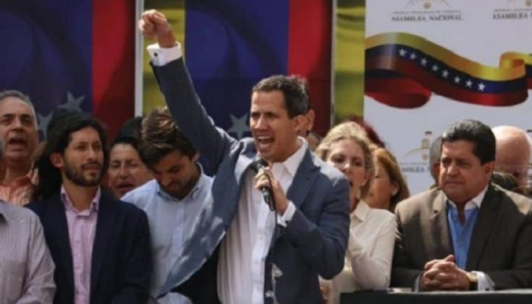 زعيم المعارضة الفنزويلية، خوان جوايدو