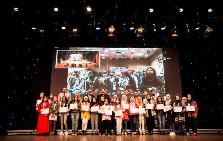 الطالب عمر المعايطة بطل فلسطين في تحدي القراءة العربي بدورته الرابعة