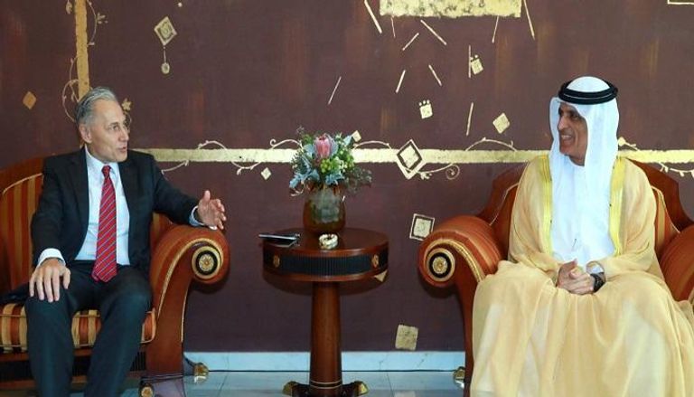 الشيخ سعود بن صقر القاسمي يستقبل سفير الدنمارك