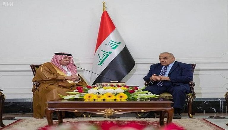 رئيس الوزراء العراقي يستقبل الوفد الاقتصادي السعودي 