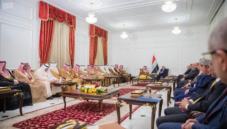 رئيس الوزراء العراقي يستقبل الوفد الاقتصادي السعودي