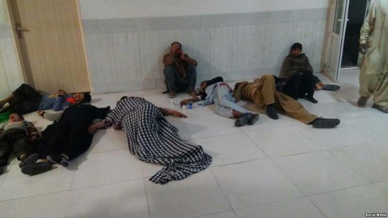 مهاجرون أفغان في إيران مهاجرون أفغان بين قتلى وجرحى برصاص الحرس الثوري