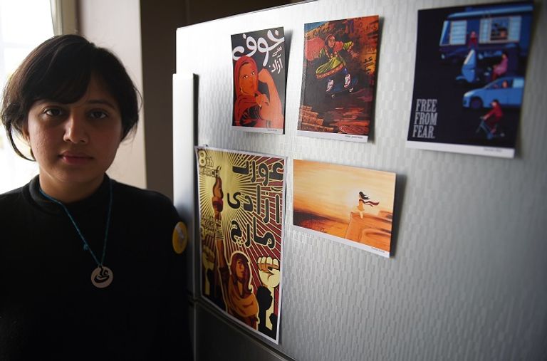 غضب في باكستان من لافتات مسيرة نسائية