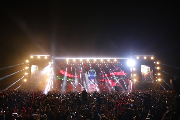 حفل تامر حسني في القاهرة