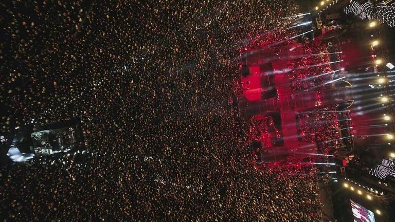 حفل تامر حسني في القاهرة