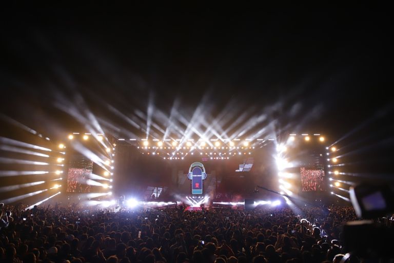 حفل تامر حسني في القاهرة