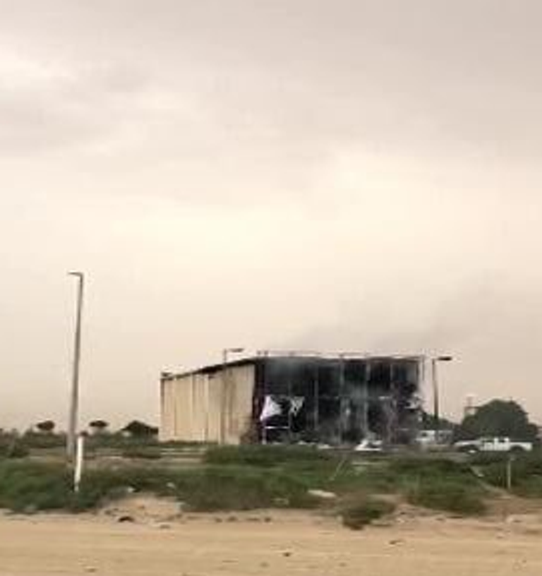 صورة متداولة للهجوم الفاشل صورة متداولة للهجوم الفاشل