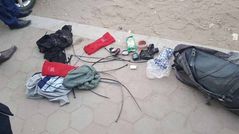 صورة من موقع الحادث