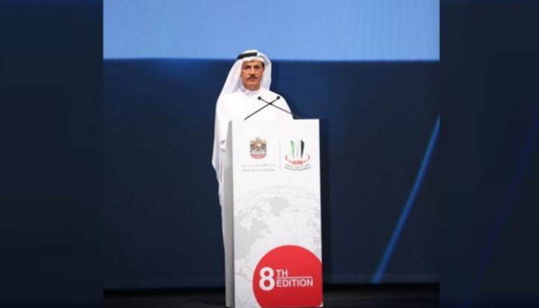 سلطان بن سعيد المنصوري وزير الاقتصاد الإماراتي-أرشيفية