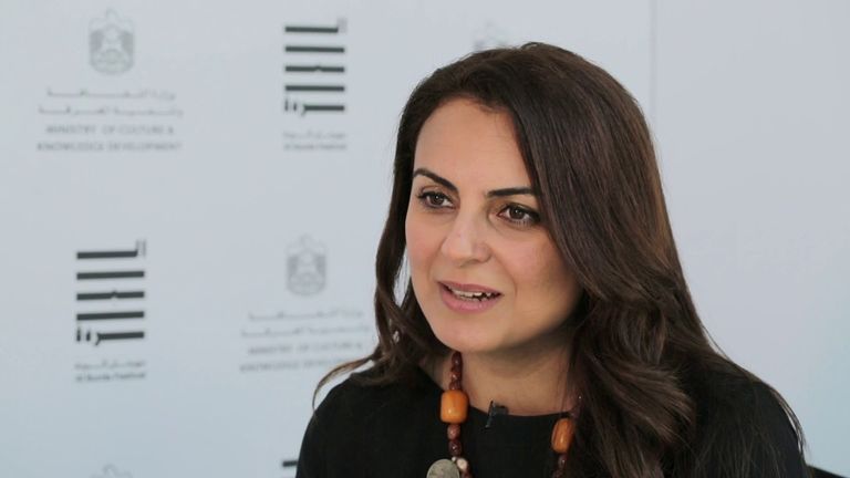 جانب من فعاليات القمة الثقافية في أبوظبي