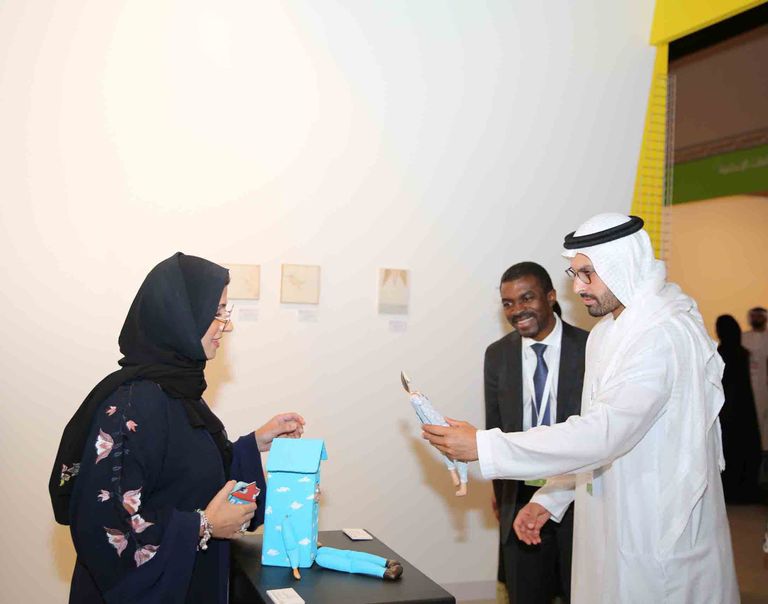 افتتاح معرض "الفنون في منارة السعديات" بأبوظبي