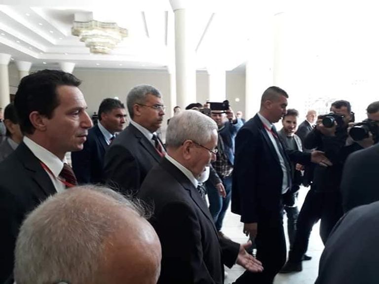 مراسم اعلان شغور منصب الرئيس في الجزائر