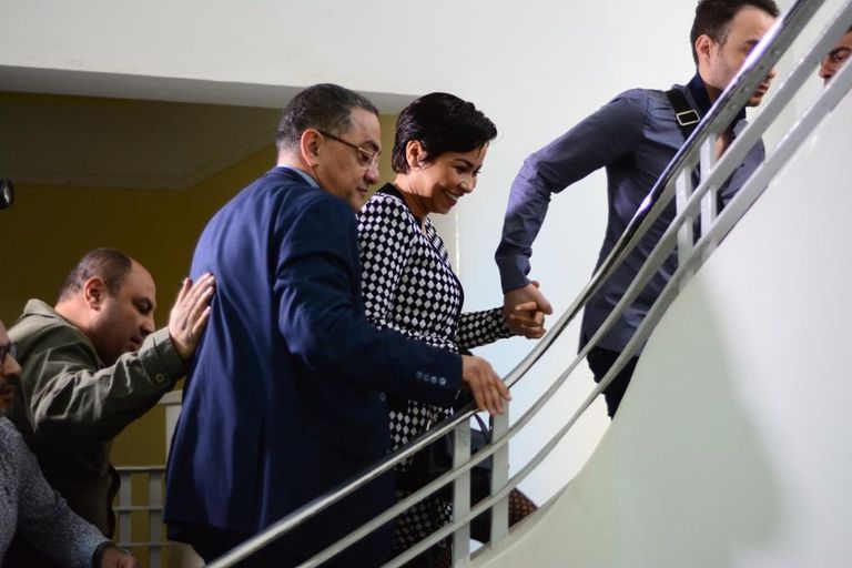 شيرين عبدالوهاب وزوجها حسام حبيب