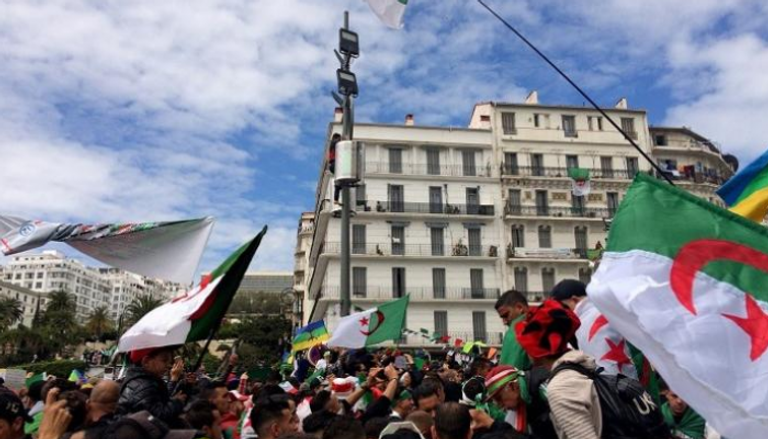 جانب من تظاهرات الشعب الجزائري