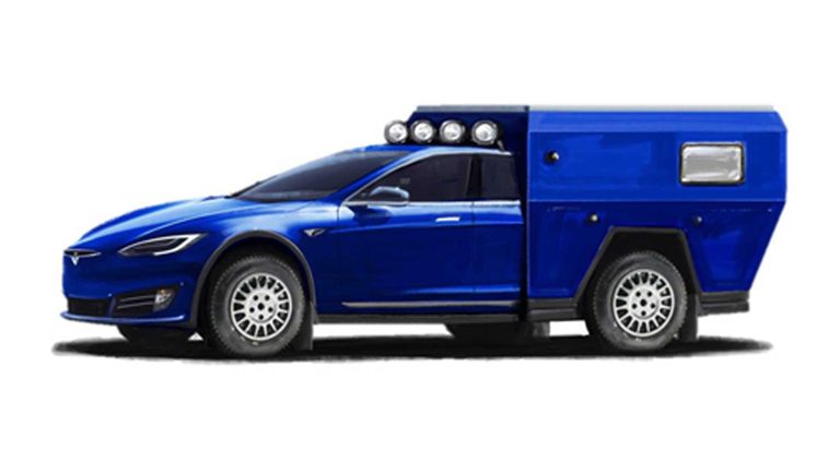 التصميم الأولي لطراز تسلا "موتور هوم"