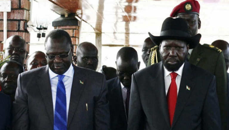 رئيس جنوب السودان سيلفا كير وزعيم المعارضة رياك مشار - أرشيفية