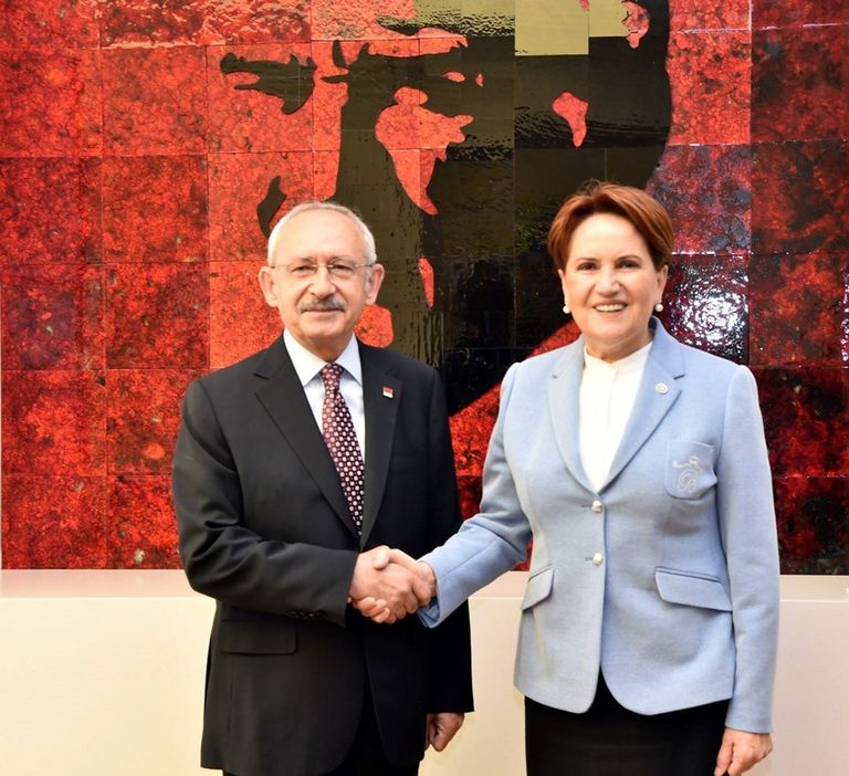 كمال كليجدار أوغلو وميرال أكشينار