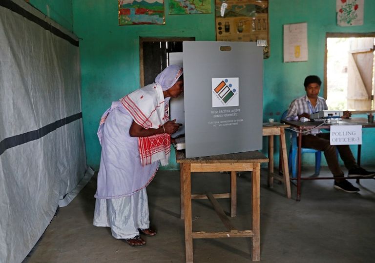 بدء التصويت في الانتخابات العامة الهندية- رويترز