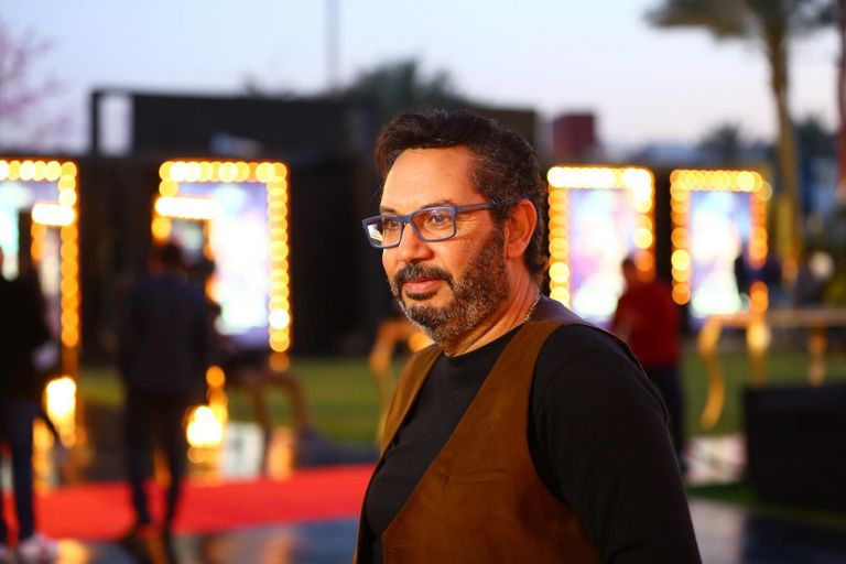 جانب من العرض الخاص لمسرحية "الملك لير"