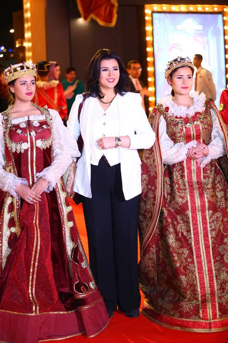 جانب من العرض الخاص لمسرحية "الملك لير"