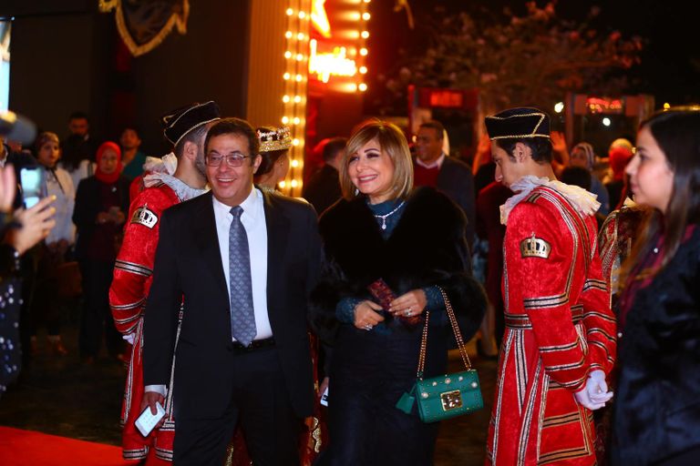 جانب من العرض الخاص لمسرحية "الملك لير"