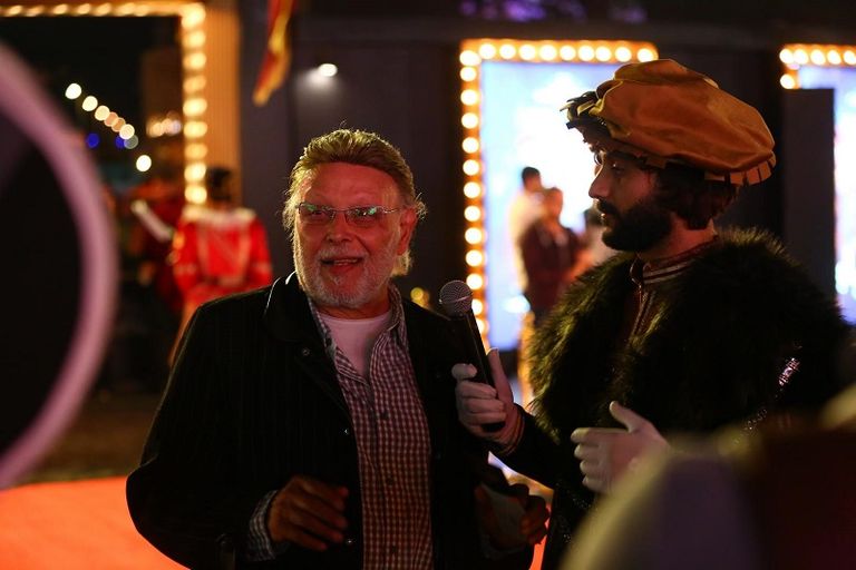 جانب من العرض الخاص لمسرحية "الملك لير"