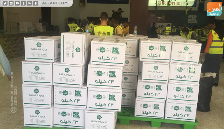 "العين الإخبارية" تشارك في تجهيزات حملة إفطار صائم بمصر