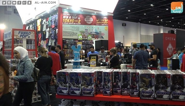 منى المري تفتتح معرض الشرق الأوسط للأفلام والقصص المصورة 