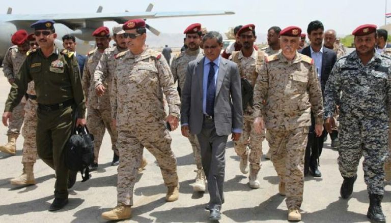رئيس هيئة الأركان اليمنية ومحافظ حضرموت