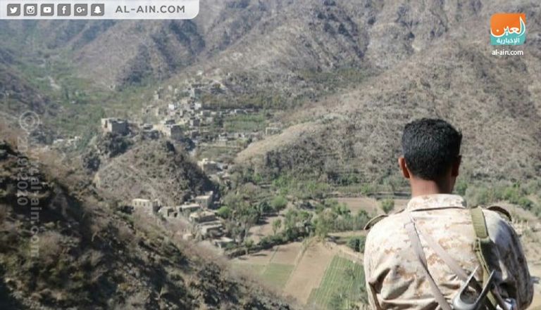 قوات اللواء 35 مدرع في الجيش اليمني بجبهة الأقروض