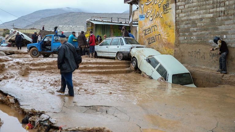 سيول وفيضانات مدمرة وغير مسبوقة شهدتها إيران مؤخراً