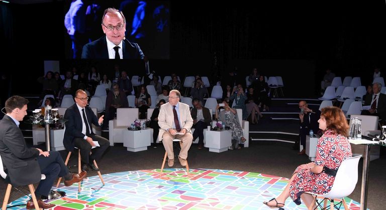 جانب من فعاليات القمة الثقافية أبوظبي 