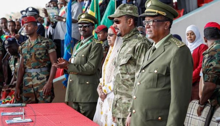 آبي أحمد خلال يوم قوات الدفاع الإثيوبية رئيس الوزراء الإثيوبي آبي أحمد