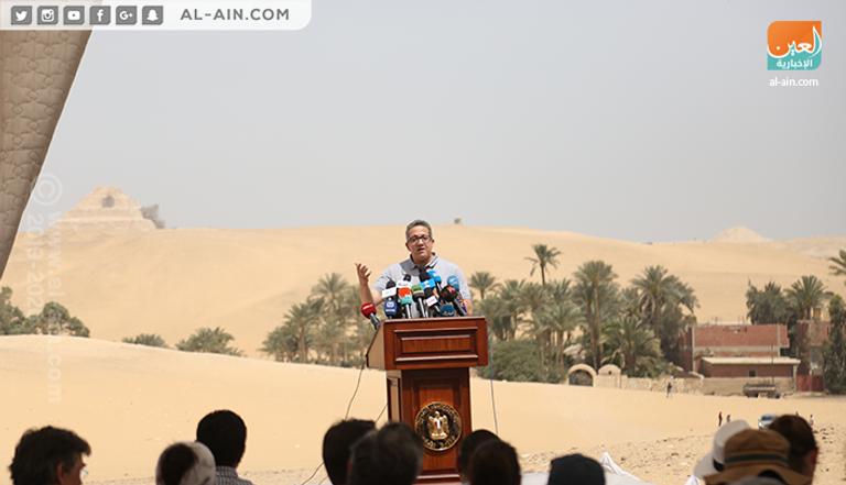 جانب من مقبرة "خوي" في مصر