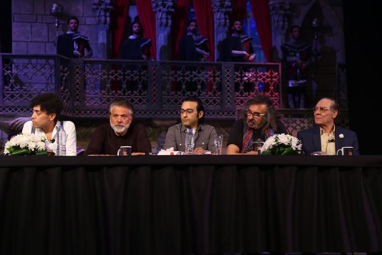 المؤتمر الصحفي لِمسرحية "الملك لير"