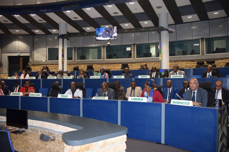 جلسة مجلس السلم والأمن بالاتحاد الأفريقي حول الأوضاع بالسودان