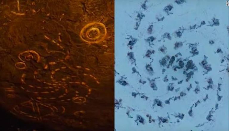 مشهد لجيش الموتى من مسلسل 