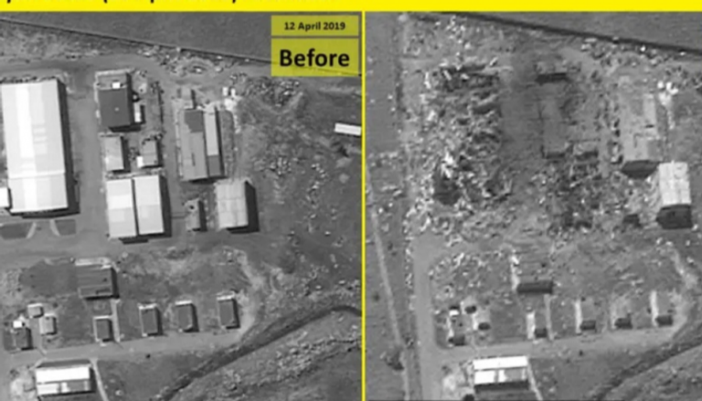 صور تظهر تدمير مصنع الصواريخ نشرتها صحيفة جيروزالم بوست