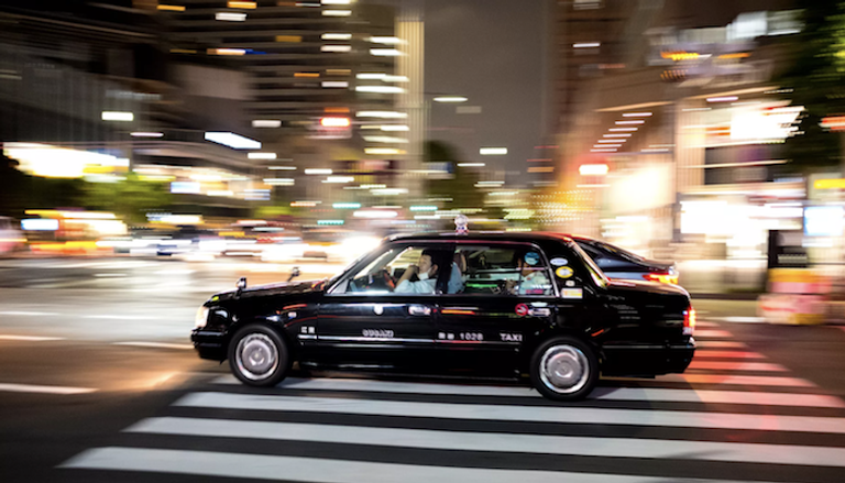 سيارة الأجرة في اليابان