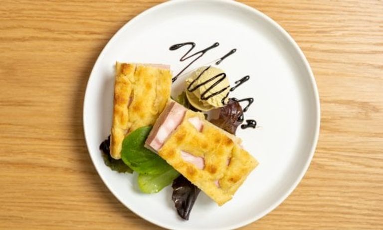 أحد أطباق مطعم الآيس كريم في روما