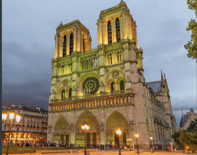 كاتدرائية نوتردام دو باريس قبل الحريق - صورة أرشيفية