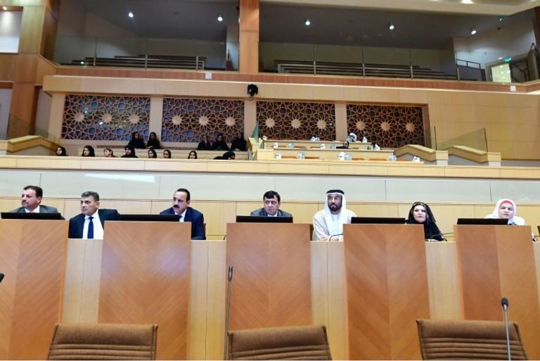 جانب من انعقاد المجلس الوطني الاتحادي