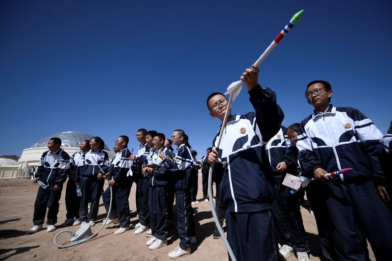 القاعدة تحاكي كوكب المريخ