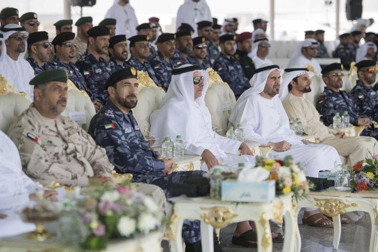الشيخ سيف بن زايد يشهد ختام تمرين أمن الاتحاد 47