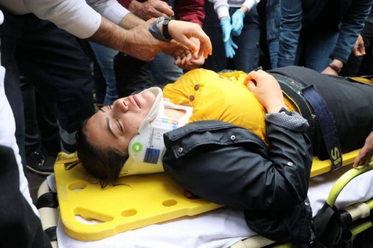 الشرطة التركية تفض مظاهرة ضد أردوغان